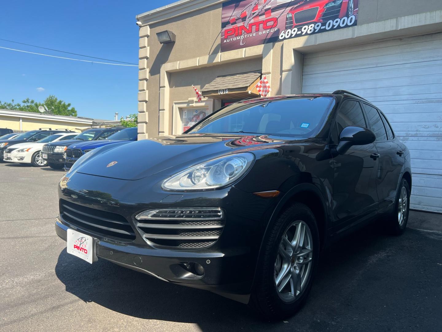 2014 BLACK /Black Leather Porsche Cayenne s (WP1AB2A20EL) with an 4.8L V8 DOHC 32V engine, 8 Speed Automatic transmission, located at 1018 Brunswick Ave, Trenton, NJ, 08638, (609) 989-0900, 40.240086, -74.748085 - This Porsche Cayenne is a super clean,well maintained black beauty! Always serviced and needs nothing. Please call Anthony to set up an appt. 609-273-5100 - Photo#8